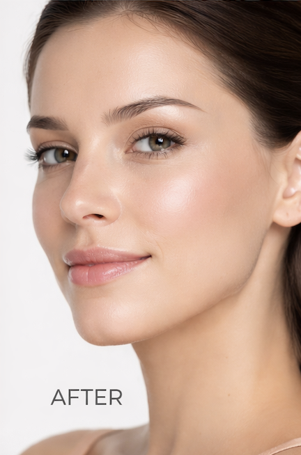 Before and after skin revitalization — After